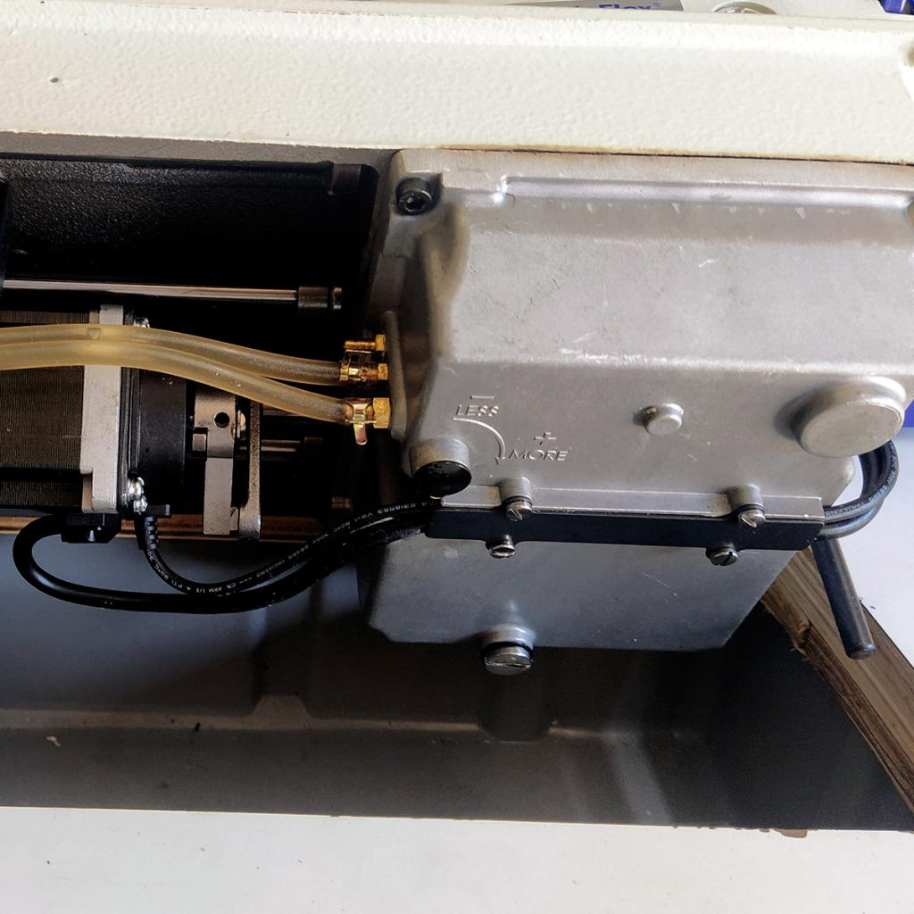 Maquina Reta Transporte Duplo Eletronica 03 Motores De Passo E Carter Blindado
